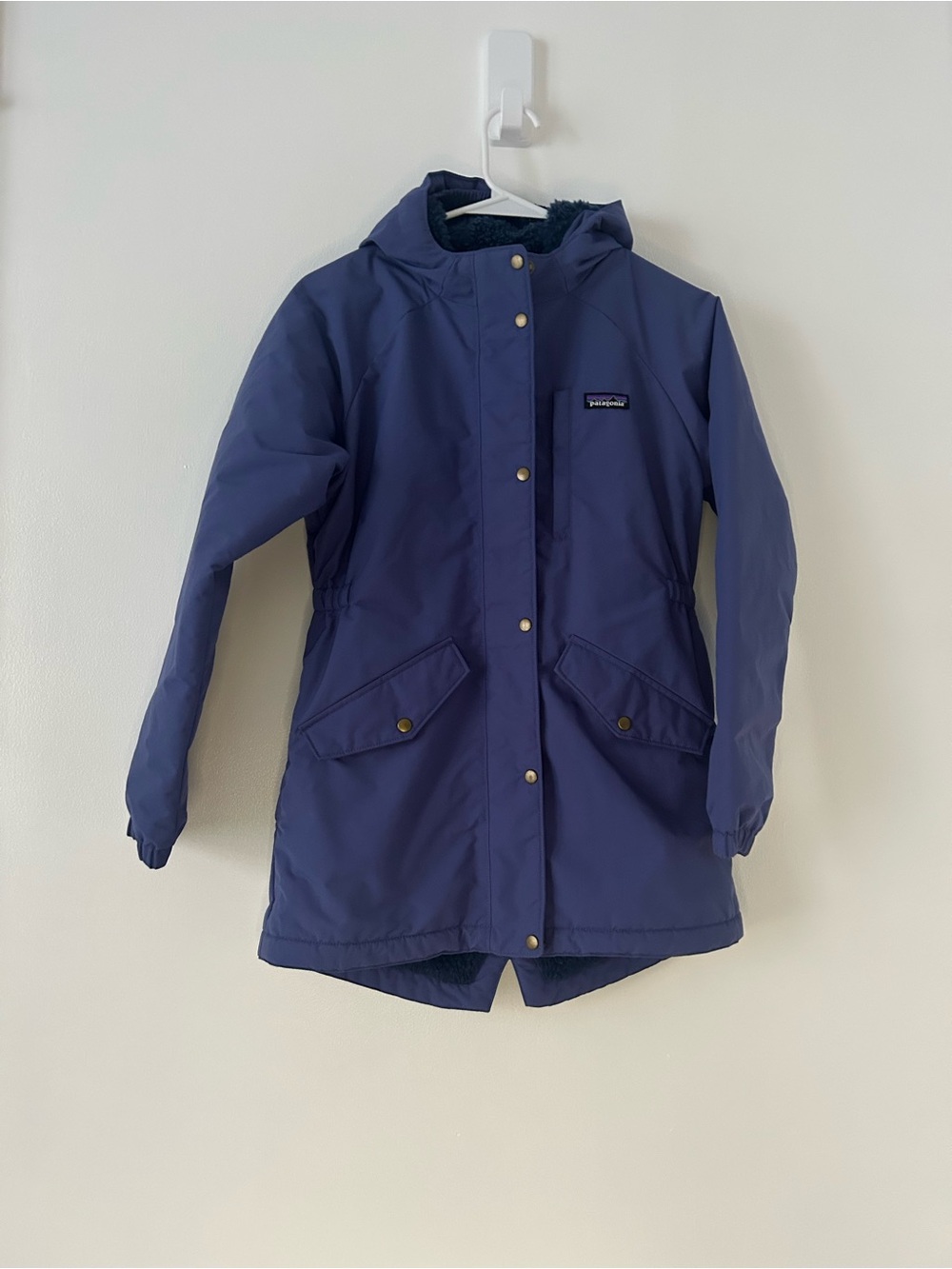 Patagonia Navy Blue Insulated Parka Jacket